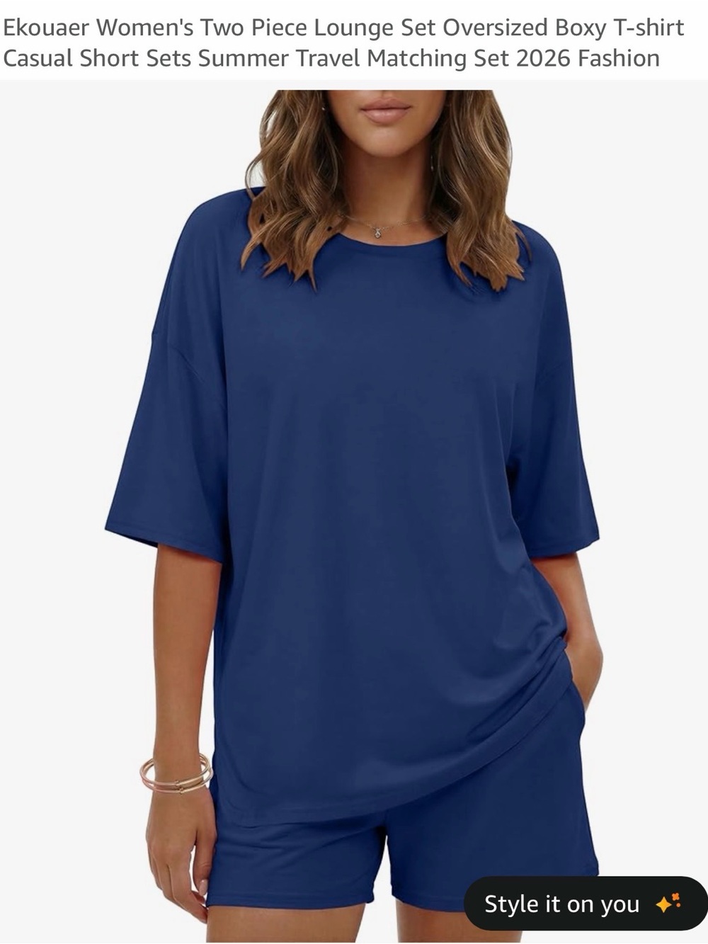 Oversized Matching Set